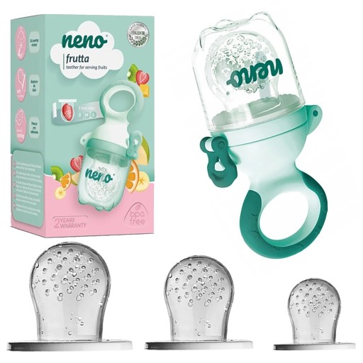 NENO FRUTTA TEETHER TAC NA PODÁVANIE OVOCNÝCH JEDÁL 3 VEĽKOSTI