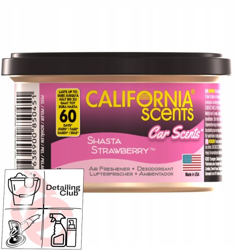Plechovka s vôňou na jahody California Scents