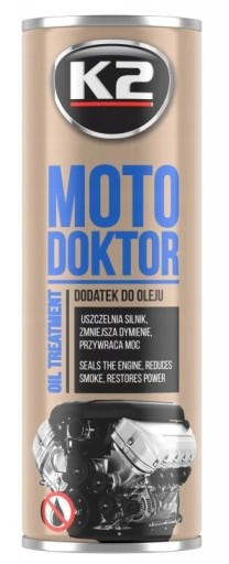 K2 MOTO DOKTOR 443 ML ODSTRAŇUJE ÚNIKY OLEJA