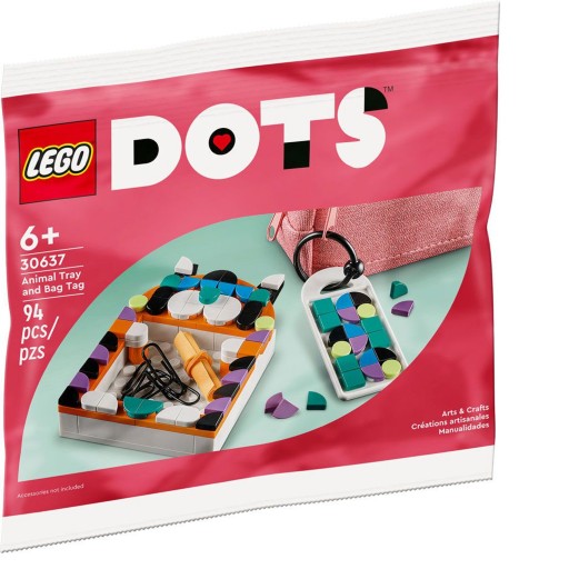 LEGO Dots 30637 Prívesok na podnos so zvieratkami