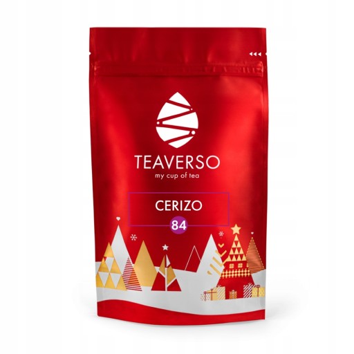 VIANOČNÝ OVOCNÝ ČAJ AKO DARČEK ČEREŠNE V ROM CERIZO TEAVERSO 50G