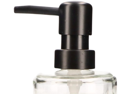 SKLO Zásobník na mydlo/prostriedok na umývanie riadu 18 x 7 cm, 250 ml TRANSPARENTNÉ