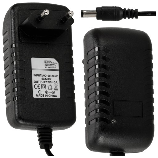 Stolný zdroj 36W 12V 3A pre LED pásy