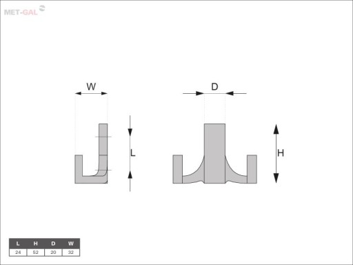 WM 040 G6 vešiak