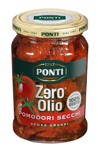 PONTI Sušené paradajky v marináde Zero Olio 300g