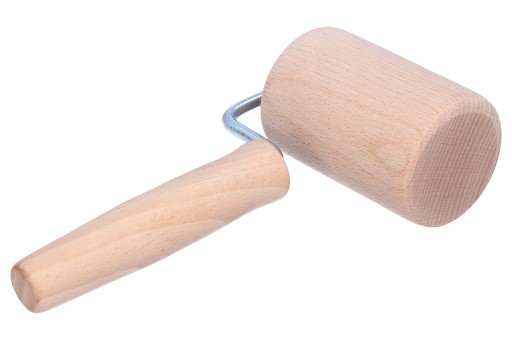 Malý valček na pizzu, otočný plech na pečenie, s drevenou rukoväťou, 17 cm