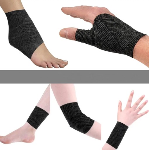 Čierny elastický pásik Prima Derma