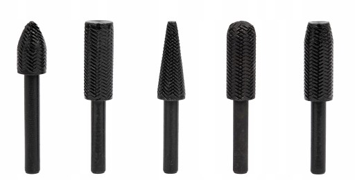 SHANK BILLS 5 kusov FRÉZA NA PILNÍK DREVA A KOV 6mm