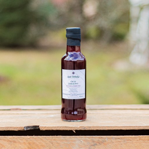 Živý jablkovo-ríbezľový ocot 200 ml Z RODINNÉHO SADU - Sad Solniki
