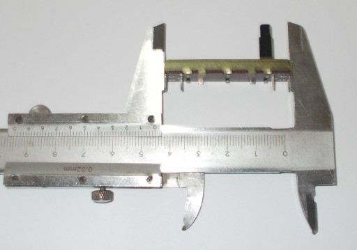 POTENCIOMETER POSUZOVÝ 2x B10k 10k STEREO