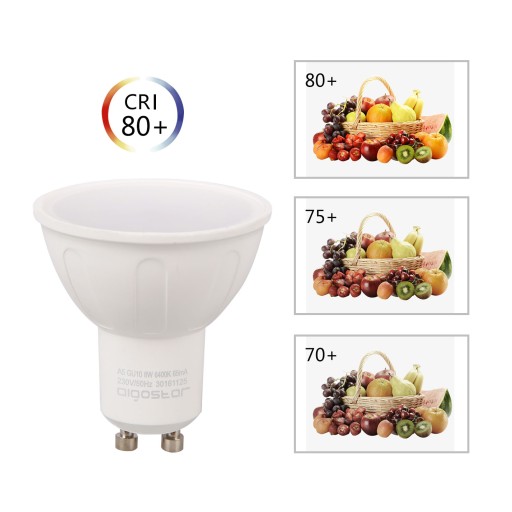 Gu10 LED reflektorová žiarovka 8W=88W 640Lm 3000K TEPLÁ biela silná biela