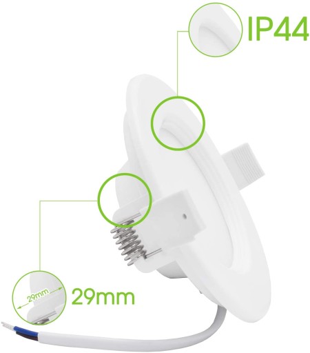 UPEVNENIE NA PANEL LED ZAPÚŠŤANÉ STROPNÉ LAMPA 4W 200LM TEPLÁ BIELA