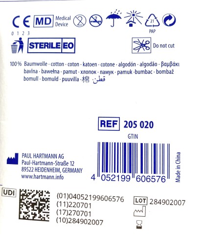 Sterilux ES sterilný obklad 5 cm x 5 cm 50 ks