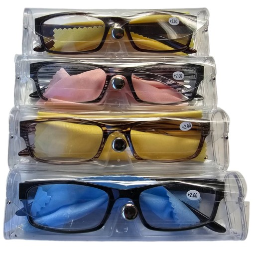 KOREKČNÉ OKULIARE NA ČÍTANIE UNIVERZÁLNE UNISEX PLUS Zväčšovacie 1-4