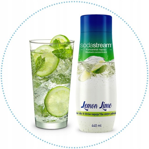 SodaStream citrónovo-limetkový sirupový koncentrát 440 ml