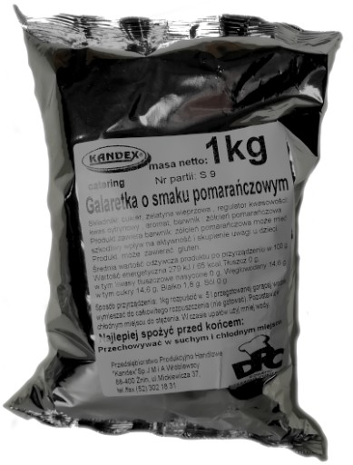 POMARANČOVÁ ŽELÉ 1 KG KANDEX