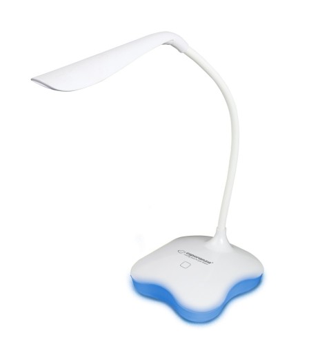 ESPERANZA LED stolná lampa Mimosa biela