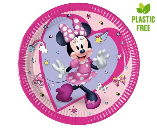 Narodeninové poháre MINNIE MOUSE mini myš DAISY narodeninová oslava 8 ks