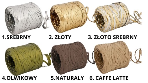 Rafiová syntetická ozdobná stuha na darčekové balenie dekorácia 10m