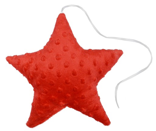 MINKY STAR / prívesok, vankúš 27cm Belbi