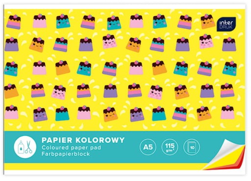 KNIHA FAREBNÉHO PAPIERA VÝTLAČ A5