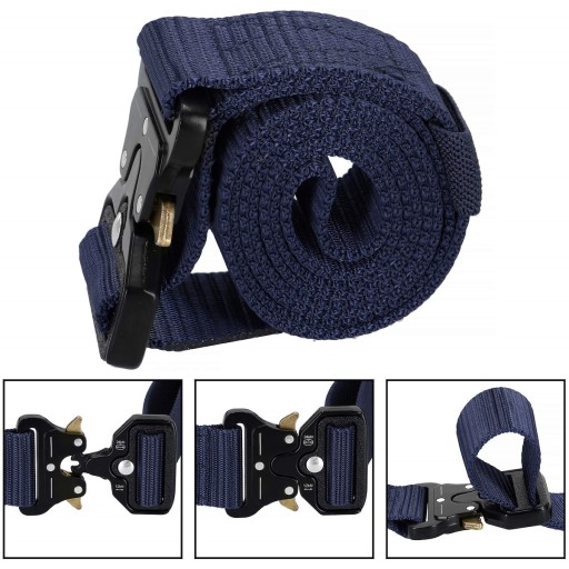 TAKTICKÝ vojenský opasok SURVIVAL QR BUCKLE vojenský opasok NA NOHAVICE