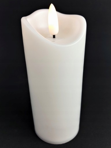 LED VLOŽKA DO SVIEČKY AKUMULÁTOROVÁ EFEKT PLAMEŇA SVIEČKY SILNÝ PLAMEŇ 17,5 cm