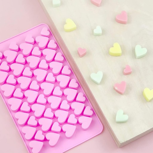 Silikónová forma na ľad Mini Hearts Love Jelly Cookies MF-426