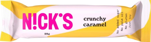 Tyčinka s karamelovou náplňou BEZ CUKRU Nicks fit