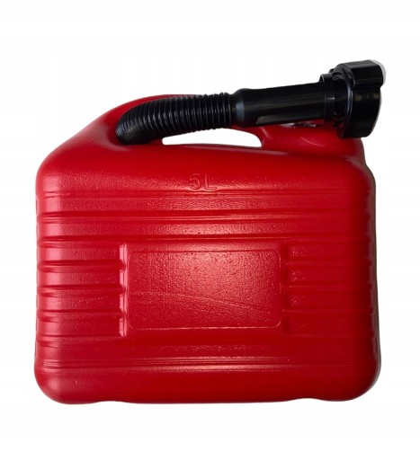 Kanister na benzín 5L BASE červená/čierna