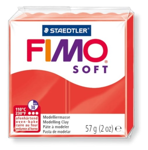 MODELINA FIMO SOFT farba -24 indická červená