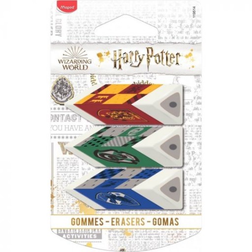 Harry Potter pyramídové školské gumy