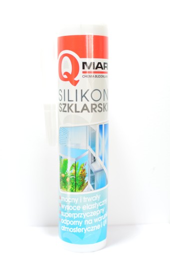 Qmar biele sklo silikónové 300ml