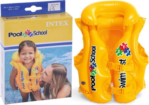 Nafukovacia plavecká vesta INTEX pre deti