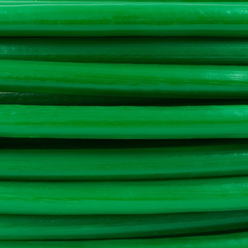 Oceľové lanové lano s PVC poťahom 5/8mm 6x7 GREEN 1mb