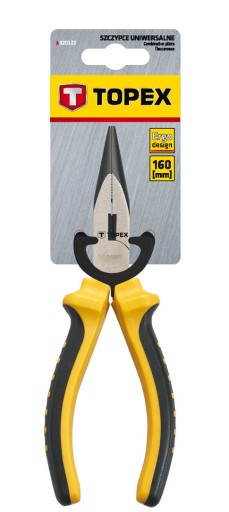 TOPEX Predĺžené kliešte rovné 160 mm32D101