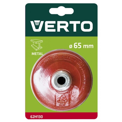 Vystužená drôtená kefa na tupo 65 mm x M14
