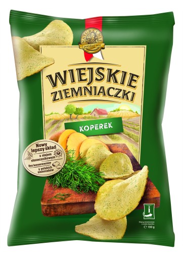 Vidiecke zemiaky a kôpor 130g