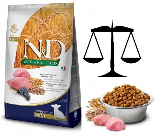 Krmivo pre psov Farmina ND Mini Puppy Lamb 500g HMOTNOSŤ