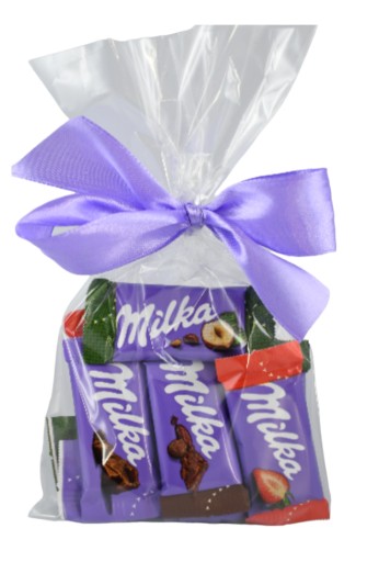 Milka Naps sada čokoládových sladkostí 10 ks darčekový mix k narodeninám