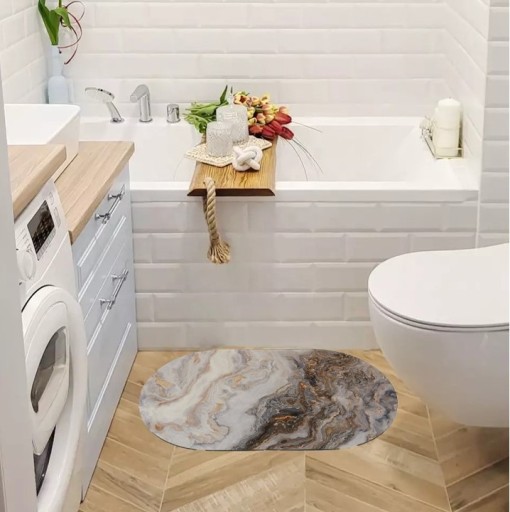 KÚPEĽŇOVÁ PODLOŽKA RÝCHLOSCHNÚCE ABSORBČNÍ PROTIŠMYKOVÝ KOBEREC 40x60