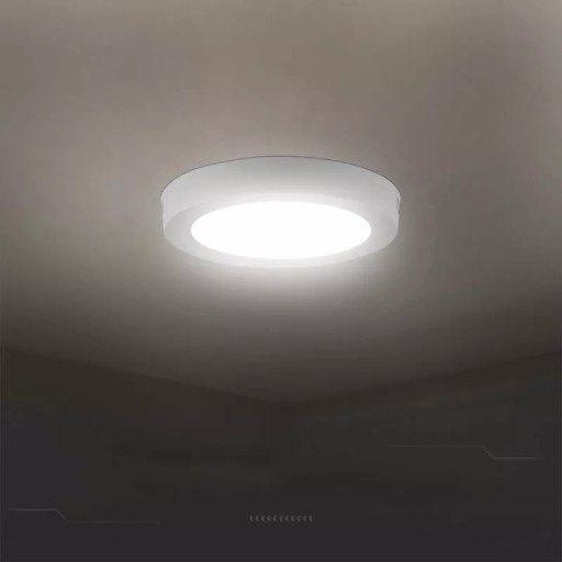 Prisadený LED panel V-TAC Premium 6W Okrúhly VT-60006 4000K 660lm 2 Years Gw