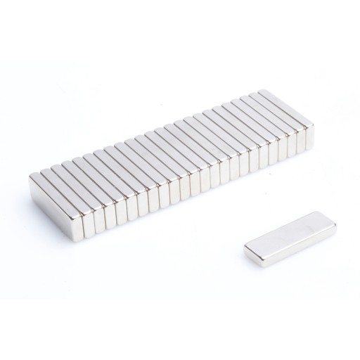 Neodymový tanierový magnet MPŁ 15x5x2 N38, sada 25 kusov