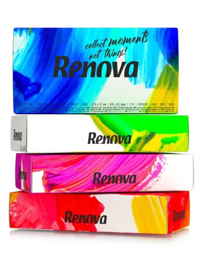 Renova Moments snímateľné vreckovky 70 ks