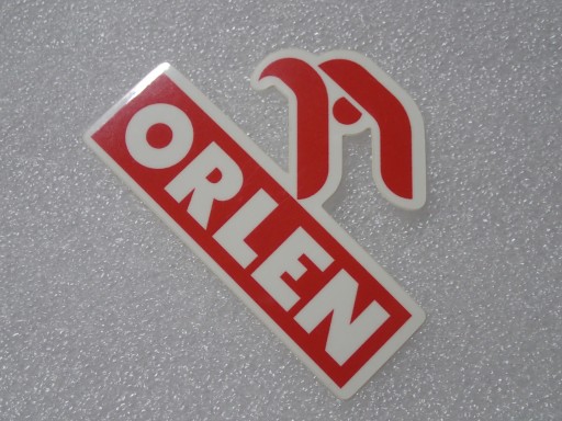 NÁLEPKA S LOGOM ORLEN DAKAR MOTOCROSS RALLYCROSS RACING NÁLEPKA 6,3 x 4,4 cm