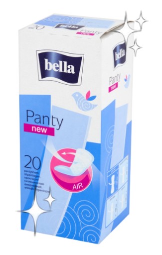 BELLA PANTY NOVÉ HYGIENICKÉ VLOŽKY 20 KS