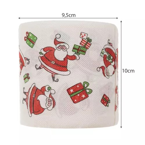 VIANOČNÝ TOALETNÝ PAPIER WC SANTA CLAUS ROLL Vtipný DARČEK