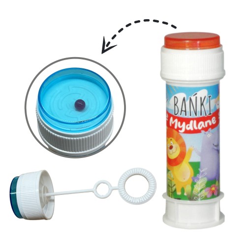 MYDLOVÉ BUBLINY MINI MYDLOVÉ BUBLINY TEKUTÉ + BLUDIŠKO S GULIČKOU 60ml