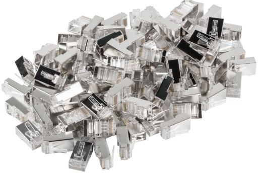 10 ks SVORKY ZÁSTRČKA RJ 45 FTP tienená Lanberg