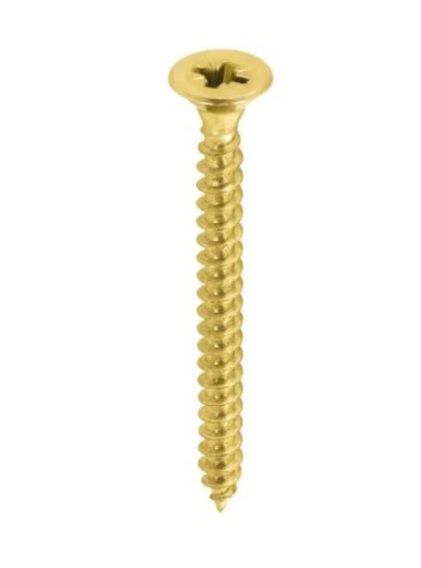 SKRUTKY DO TVRENÉHO DREVA POZINKOVANÉ 4x16 WH GOLD 1KG